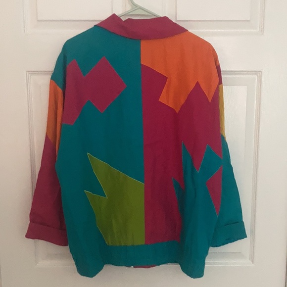 Vintage Retro 80’s Zip-up Jacket - Picture 7 of 7